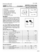 DataSheet IRFR9024N pdf